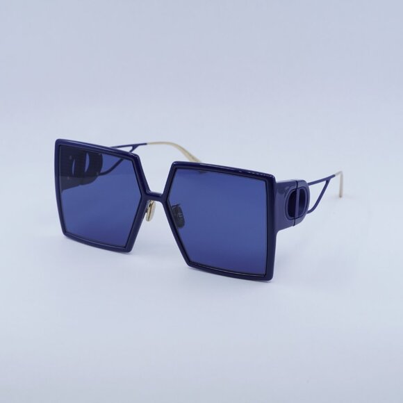 🕶️ New Dior 30MONTAIGNE SU 30B0 Sunglasses - Blue Frame, Blue Lenses - Picture 4 of 10